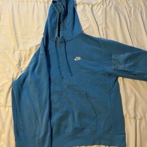 Blue mens Nike hoodie. Size medium.